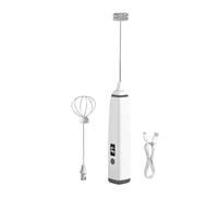 Montalatte Da Caffè | Mini Mixer Portatile A 3 Velocità E Potente,Miscelatore A Bacchetta Per Caffè,Per Latte, Albume D', Crema E Bevande Al Cacao
