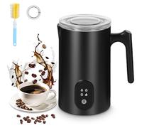Montalatte elettrico 4 in 1, 580 ml, con rivestimento antiaderente, spegnimento automatico One Touch, con spazzola per la pulizia, adatto per latte caldo, cappuccino, caffè macchiato