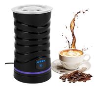 Montalatte Elettrico, 4 in 1 Cappuccinatore Elettrico, Montalatte Utilizzabile Sia a Caldo Che a Freddo, Milk Frother con Spegnimento Automatico, Monta Latte
