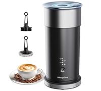 Montalatte Elettrico 4 in 1, Morpilot Milk Frother Automatico con Schiuma Calda e Fredda, Latte Caldo, Capacità 115 ml/240 ml, per Cappuccino e Latte Macchiato