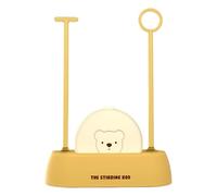 Montalatte elettrico, automatico, a batteria, portatile, senza fili, leggero, compatto, affidabile, per Eqq, Matcha, cappuccino, cioccolata calda, 5 x 12 x 15 cm, giallo