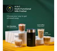 Montalatte elettrico automatico CHiATO milkPLAY - Nero