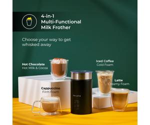 Montalatte elettrico automatico CHiATO milkPLAY - Nero