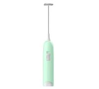 Montalatte elettrico, bacchetta automatica per schiumare caffè, colore bianco, verde, rosa, latte elettrico multifunzionale portatile per latte, cappuccino, cioccolata calda