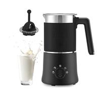 Montalatte Elettrico, Capienza 350Ml, Montalatte Smontabile, Spegnimento Automatico, 4 Modalità, Preparatore di Cioccolata Calda per Caffè, Latte, Cappuccino