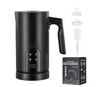 Montalatte elettrico e vaporizzatore, 350 ml, montalatte automatico caldo e freddo, con 4 modalità, per caffè, latte, cappuccino (nero)