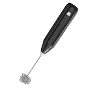 Montalatte elettrico - Miscelatore manuale ricaricabile a 3 velocità, potente frusta, design ricaricabile USB, gadget da cucina compatto | Montalatte per miscelare caffè, latte, proteine uova, crema