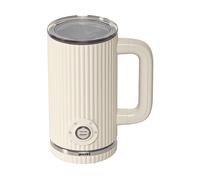 Guzzini, Sous Chef, Montalatte, 4 Programmi, Schiuma Calda e Fredda, Riscaldamento Latte, Coperchio Trasparente, Base Girevole, Bio-based, 300 ml (Cream)