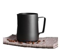 Montalatte in acciaio inox da 350 ml, vapore in acciaio inox con punta appuntita e dosatore graduato, montalatte, latte, caffè, cappuccino, latte art e barista