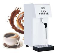 Montalatte, macchina automatica per schiumare acqua bollente a vapore da 6 litri con 5 preimpostazioni di temperatura e display a LED, macchina per schiuma di caffè espresso con lance vapore