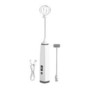Montalatte, Mini Mixer Portatile A 3 Velocità E Potente, Miscelatore Bevande, Schiumatore Per Latte E Frusta, Per Albumi, Crema, Cioccolata Calda E Bevande Al Cacao