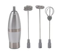 Montalatte portatile, montalatte a batteria, frullatore per bevande, sbattitore elettrico con frusta in acciaio inossidabile per caffè