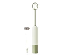 Montalatte portatile portatile Montalatte con 2 teste | Miscelatore rimovibile per bevande per latte, uova, tè, panna, cioccolato, bevande, cucina, caffè,