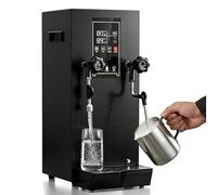 Montalatte professionale e bollitore elettrico per acqua calda, 2200 W con | Apparecchio professionale 2 in 1 che combina la montatura del latte e la produzione di acqua calda elettrica, con una potenza