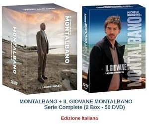 MONTALBANO + IL GIOVANE MONTALBANO - Serie Complete (2 Box - 50 DVD)