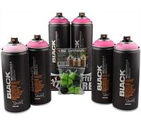 Montana Black 6 X 400 ML Pink spruehdosen Pack