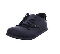 Montana Black Leather Adults Lace up Shoes