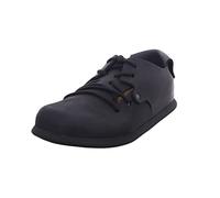 Montana Black Leather Adults Lace up Shoes