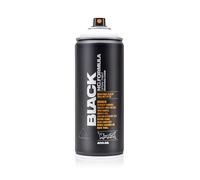 Montana Black Spray Paint, Matt Finish, 400ml Can, Colour: BLK9100 - Snow White