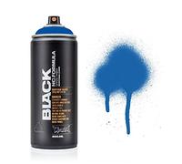 Montana Black Spray Paint, Matt Finish, 400ml Can, Colour: P5000 - Power Blue
