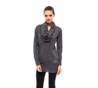 Montana Blu Gray Wool Women Sweater - IT46|XL