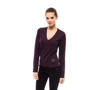 Montana Blu Purple Wool Women Sweater - IT44|L