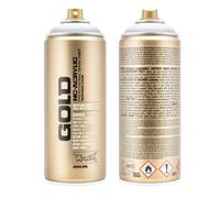 Montana Cans 285905 Montana Spray Oro 400 ML trasparente Transparent Colors, gld400 T9100 White