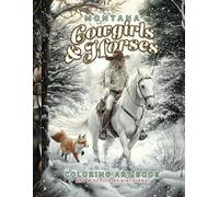 Montana Cowgirls & Horses: Coloring Art Book