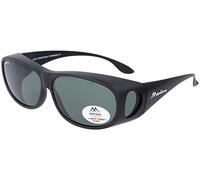 Montana Eyewear FO3F FIT OVER con sacchetto di stoffa + custodia rigida, nero / 0 diottrie