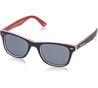 Montana Eyewear Occhiale da sole Unisex MP41J, Blu/Rosso (Smoke-Polarized), 50
