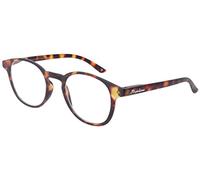 Montana Eyewear Occhiali da lettura extra piatti MR52 in plastica con cerniera a molla e custodia in Avana + 2,50 dpt