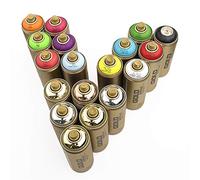 Montana Gold Matt - Set di 6 colori assortiti, 400 ml
