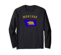 Montana Grizzly Stato Maglia a Manica