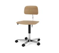 Montana Kevi 2533 Sedia da Ufficio Rovere/ Alluminio Lucido