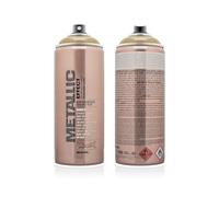 Montana Metallic Spray 400 ml - Brillante effetto vernice spray per numerose superfici - (Gold Metallic EMC1050)