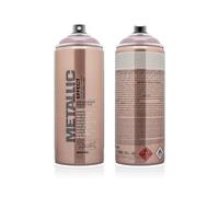 Montana Metallic Spray 400 ml - Brillante effetto vernice spray per numerose superfici - (Rose Metallic EMC3110)