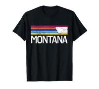 Montana Outline The Treasure State: Avventura all'aperto Maglietta