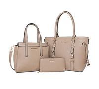 Montana West Borse e borse per le donne Tote borsa e portafoglio set borsa a tracolla per le donne 3pcs, Kimly Cage