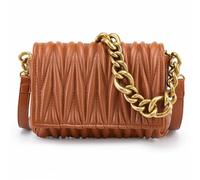 Montana West Borse trapuntate per le donne borse a tracolla alla moda piccole borse e borse con manico superiore, 060marrone, Medium