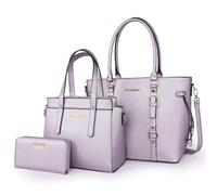 Montana West Echtes Leder - Borsa a mano da donna | Tasca con cerniera con tasche interne, tasca posteriore con cerniera, lunghezza 24,1 cm e tracolla rimovibile per