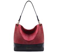 Montana West - Hobo, Moda Donna | Borsa hobo con cerniera con tasche interne, tasca posteriore con cerniera, 24 cm di lunghezza e tracolla staccabile per