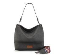Montana West - Hobo, Moda Donna | Borsa hobo con cerniera con tasche interne, tasca posteriore con cerniera, 24 cm di lunghezza e tracolla staccabile per