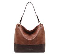 Montana West - Hobo, Moda Donna | Borsa hobo con cerniera con tasche interne, tasca posteriore con cerniera, 24 cm di lunghezza e tracolla staccabile per