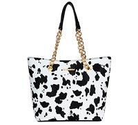 Montana West Tote Bag per le donne catena Top-handle borse, B-mucca, Taglia unica