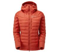 Montane Fem Ground Control Jacket, giacca in piuma, donna, rosso 42(XL) SAFFRON RED