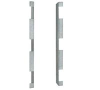Montante Bocchiotti in acciaio per quadri Pedro 225x40x32 B04651