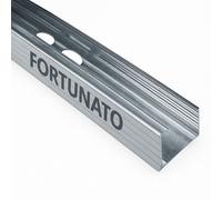 Montante C Standard 2 m Profilo Preforato Sp 0,6 mm Fissaggio Cartongesso 1 Pz