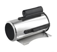 Montante da parete con nastro retrattile per un efficace controllo della folla in vari luoghi (nero-2 m)