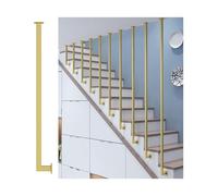 Montanti per ringhiere scale, Palo for balaustra quadrato in metallo for for scale, altezza da 0,4 a 2, m, multicolore(Gold(1 Pack),H-0.6m/2ft)