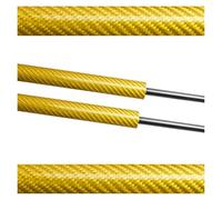 montanti sollevatori Per Fiat Per 500X 2014-2022 Anteriore Modificare Ascensore Supporta Struts Refit Serranda Montanti cofano(Yellow carbon fiber)